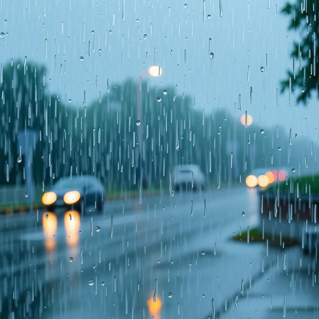 Generate image of rain